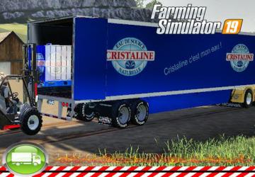 Мод Wabash 53ft CRISTALINE версия 1.2.0 для Farming Simulator 2019 (v1.3.х)