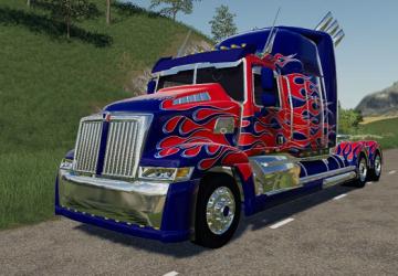 Мод Western Star Optimus Prime версия 1.0.0.0 для Farming Simulator 2019 (v1.2.0.1)