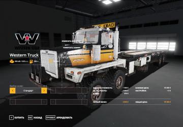 Мод Western Twin-Steer Truck версия 1.0.0.0 для Farming Simulator 2019 (v1.7.1.0)