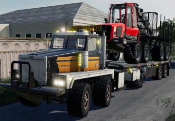 Мод Western Twin-Steer Truck версия 1.0.0.0 для Farming Simulator 2019 (v1.7.1.0)