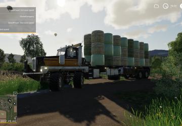 Мод Western Twin-Steer Truck - Улучшение версия 1.2 для Farming Simulator 2019 (v1.7.1)