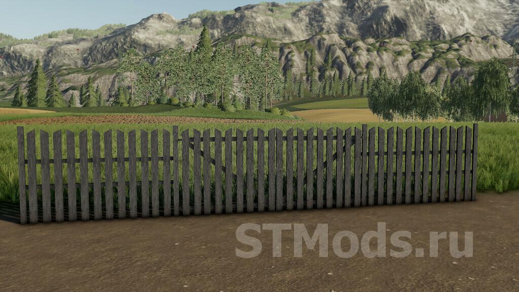 Скачать Мод Wooden Fence Версия 1.1.0.0 Для Farming Simulator 2019