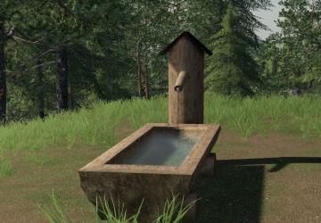 Мод Wooden Fountain версия 1.0.0.0 для Farming Simulator 2019 (v1.3.х)