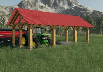Мод Wooden Sheds Pack версия 1.0.0.0 для Farming Simulator 2019