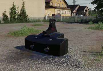 Мод ZUIDBERG 1500KG WEIGHT версия 1.0 для Farming Simulator 2019 (v1.3.0.1)