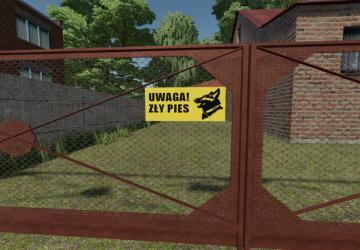 Warning Signs (Prefab*) версия 1.0.0.0 для Farming Simulator 2022