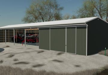 Мод 40x120 Implement Shed версия 1.0.0.0 для Farming Simulator 2022