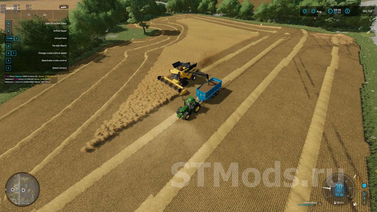 Скачать мод AI Vehicle Extension версия 1.0 для Farming Simulator 2022 (v22)