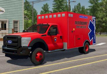 Мод Ambulance F550 версия 1.0.0.0 для Farming Simulator 2022