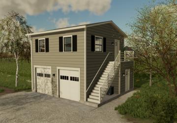 Мод American Garage With Apartment версия 1.0.0.0 для Farming Simulator 2022