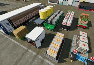 Мод Autoload Stock Trailer Pack версия 1.1.2.0 для Farming Simulator 2022 (v1.8x)