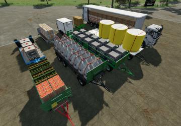 Мод Autoload Stock Trailer Pack версия 1.1.0.0 для Farming Simulator 2022 (v1.5x)