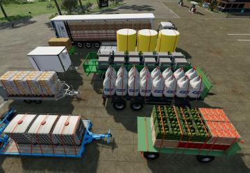 Мод Autoload Stock Trailer Pack версия 1.1.0.0 для Farming Simulator 2022 (v1.5x)