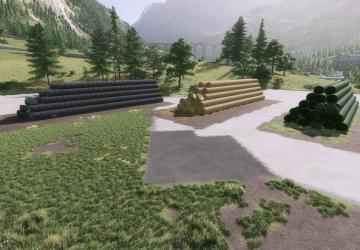 Мод Automatic Round Bale Stacks версия 1.0.0.0 для Farming Simulator 2022