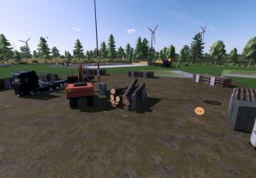 Мод Big Wood Storage версия 1.1.0.1 для Farming Simulator 2022