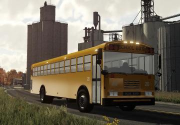 Мод Blue Bird School Bus версия 1.0.0.0 для Farming Simulator 2022 (v1.4x)