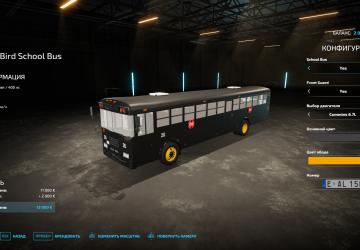 Мод Blue Bird School Bus версия 2.1.0 для Farming Simulator 2022 (v1.8x)