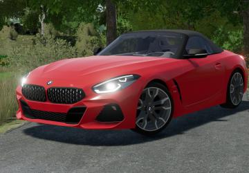 Мод BMW Z4 M40i Roadster версия 1.0.0.0 для Farming Simulator 2022 (v1.14.x)
