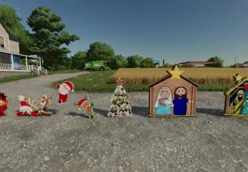 Мод Christmas Cutouts версия 1.0.0.0 для Farming Simulator 2022