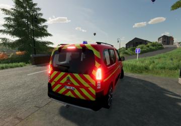 Мод Citroën Berlingo - BMPM 13 Marseille версия 1.0.0.0 для Farming Simulator 2022