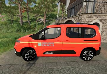 Мод Citroën Berlingo - BMPM 13 Marseille версия 1.0.0.0 для Farming Simulator 2022