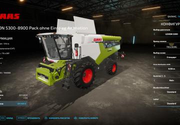 Мод Claas Lexion 5300-8900 Pack версия 1.1.0.0 для Farming Simulator 2022 (v1.6x)