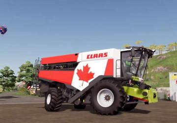Мод Claas Lexion Canada версия 1.0 для Farming Simulator 2022
