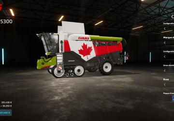 Мод Claas Lexion Canada версия 1.0 для Farming Simulator 2022