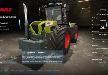 Мод Claas Xerion 3000 - Переделка версия 1.0.0.1 для Farming Simulator 2022 (v1.4.1.0.)