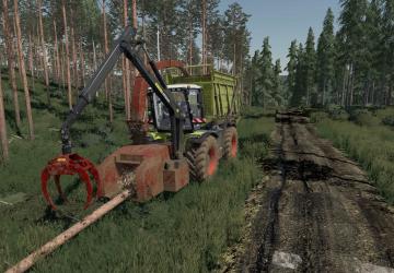 Мод Claas Xerion Wood Crusher версия 1.0.0.0 для Farming Simulator 2022 (v1.8.2)