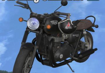 Мод Classic Motorcycle Triumph Bonneville T120 Black v1.0.0.0 для Farming Simulator 2022 (v1.2.0.2)