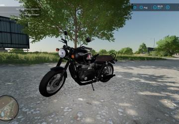 Мод Classic Motorcycle Triumph Bonneville T120 Black v1.0.0.0 для Farming Simulator 2022 (v1.2.0.2)