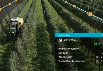 Мод CoursePlay версия 7.4.1.3 для Farming Simulator 2022 (v1.14.x)