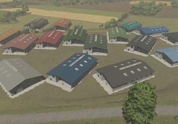 Мод Cow Barn 20x35 версия 1.0.0.0 для Farming Simulator 2022