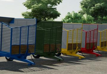 Мод Crooks Single Axle Silage Trailer версия 1.3.0.0 для Farming Simulator 2022