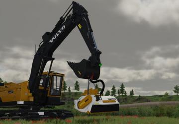 Мод CYSGTools EM097T - Excavator Mower версия 1.0.0.0 для Farming Simulator 2022