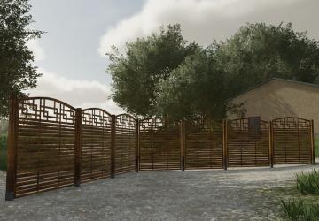 Мод Decorative Wooden Fence версия 1.0.0.0 для Farming Simulator 2022