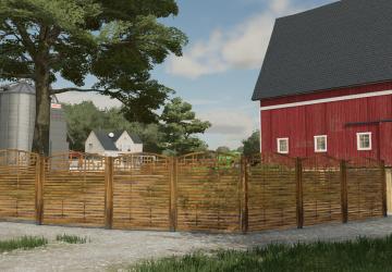 Мод Decorative Wooden Fence версия 1.0.0.0 для Farming Simulator 2022