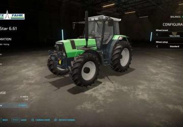 Мод Deutz Fahr Agrostar 6.61 версия 1.0 для Farming Simulator 2022