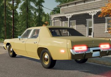 Мод Dodge Monaco 1974 версия 1.0.0.0 для Farming Simulator 2022 (v1.13.x)