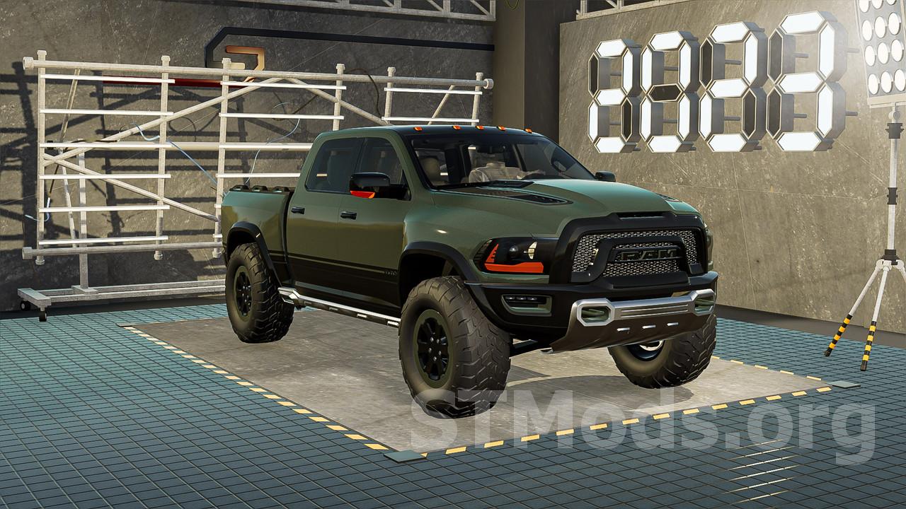 Скачать мод Dodge Ram 1500 Rebel TRX Concept 2017 версия 1.0.0.0 для  Farming Simulator 2022 (v1.8x)