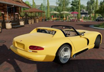 Мод Dodge Viper RT10 1992 версия 1.0.0.0 для Farming Simulator 2022 (v1.6x)