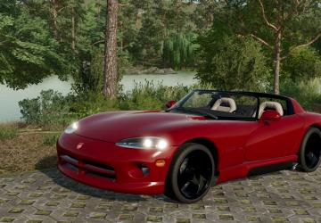 Мод Dodge Viper RT10 1992 версия 1.0.0.0 для Farming Simulator 2022 (v1.6x)