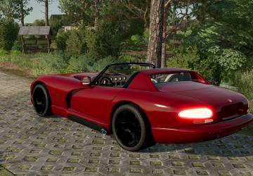 Мод Dodge Viper RT10 1992 версия 1.0.0.0 для Farming Simulator 2022 (v1.6x)