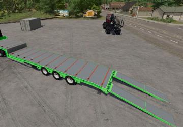 Мод Euro Low Loader Platform версия 1.0.0.0 для Farming Simulator 2022