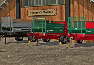 Мод Farmtech Superfex 600 Manure Spreader/Trailer v1.0.0.0 для Farming Simulator 2022