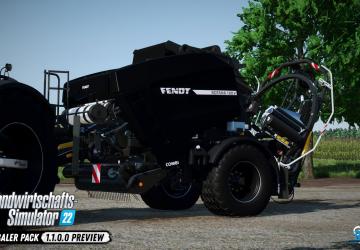 Мод Fendt Baler Pack версия 1.1.0.0 для Farming Simulator 2022