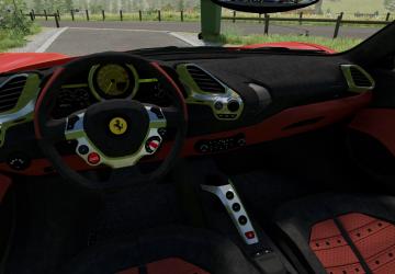 Мод Ferrari 488 GTB версия 1.0.0.0 для Farming Simulator 2022 (v1.8x)