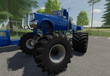 Мод Flatbed Monster Truck версия 1.0.0.1 для Farming Simulator 2022