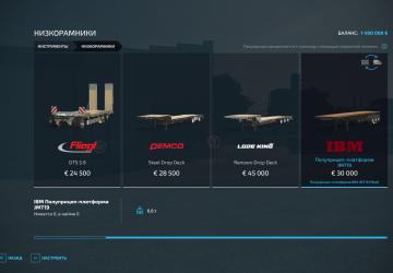 Мод FlatBed Trailer IBM JMT19 Universal Autoload v1.1.0.0 для Farming Simulator 2022 (v1.4.1.0)